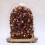 Globe Arrangement Red/Gold (H38cm / W30cm / D18cm)