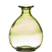 Mini Vase Leaf Green H12 D9