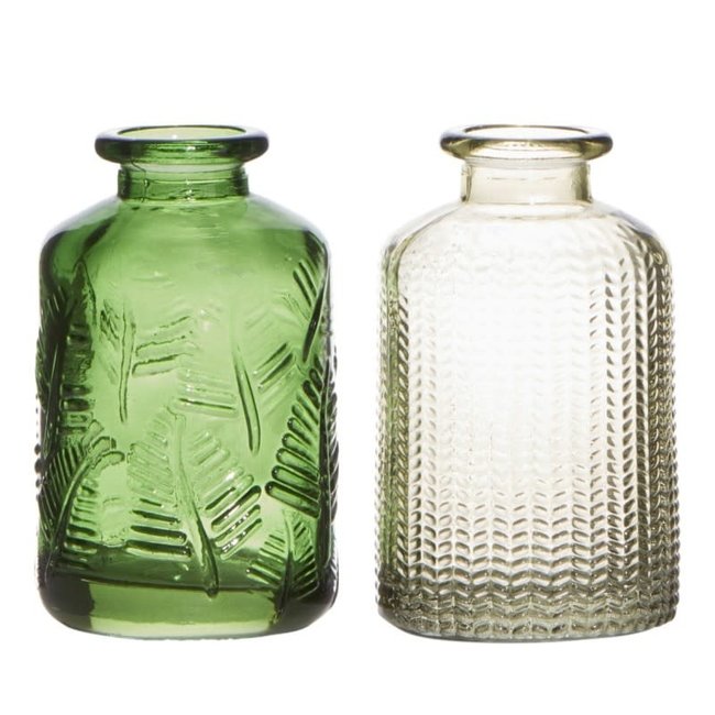 Daniel Ost Mini Vase 2CLR Green H10 D6,5