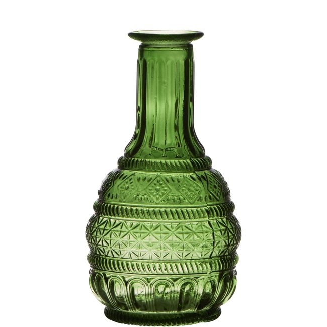 Daniel Ost Bottle Pattern Green H18 D10