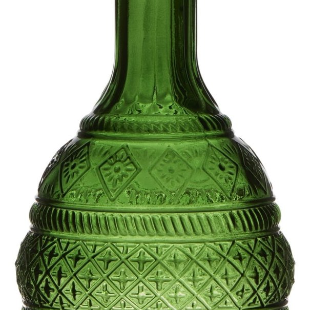 Daniel Ost Bottle Pattern Green H23 D10,5