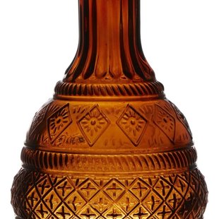 Bottle Pattern Amber H23 D10,5