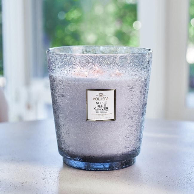 Apple Blue Clover - 5 Wick Hearth Candle