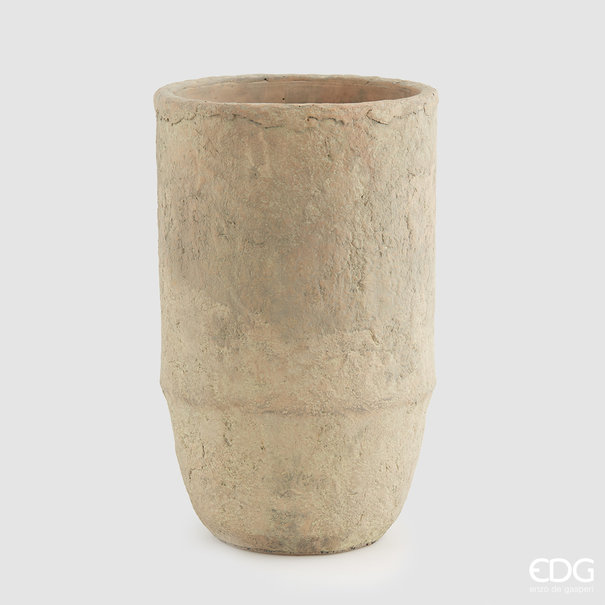 Enzo De Gaspari Natural Cemented Pot H26 D16