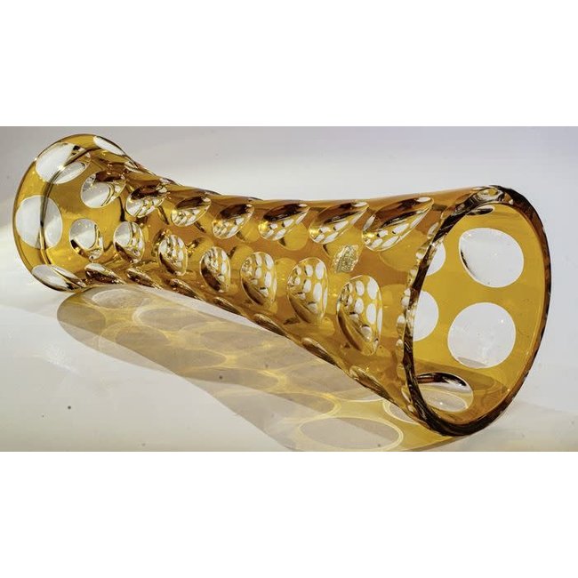 Erich Bulin Vase découpé à la main "1000 yeux" (31 cm)