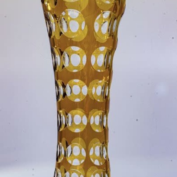 Erich Bulin Hand-cut vase "1000 eyes" (31 cm)