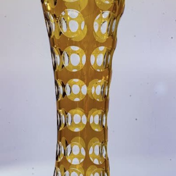 Erich Bulin Vase découpé à la main "1000 yeux" (31 cm)