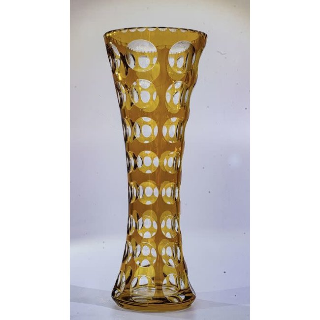 Erich Bulin Hand-cut vase "1000 eyes" (31 cm)