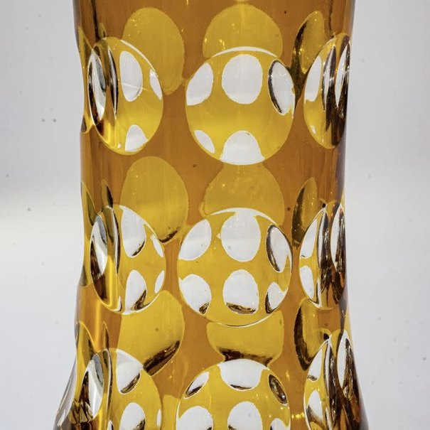 Erich Bulin Hand-cut vase "1000 eyes" (31 cm)