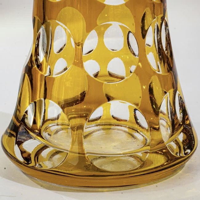 Erich Bulin Handgeslepen vaas "1000 ogen" (31 cm)