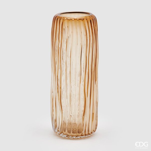 Enzo De Gaspari Vase amber H30 D10