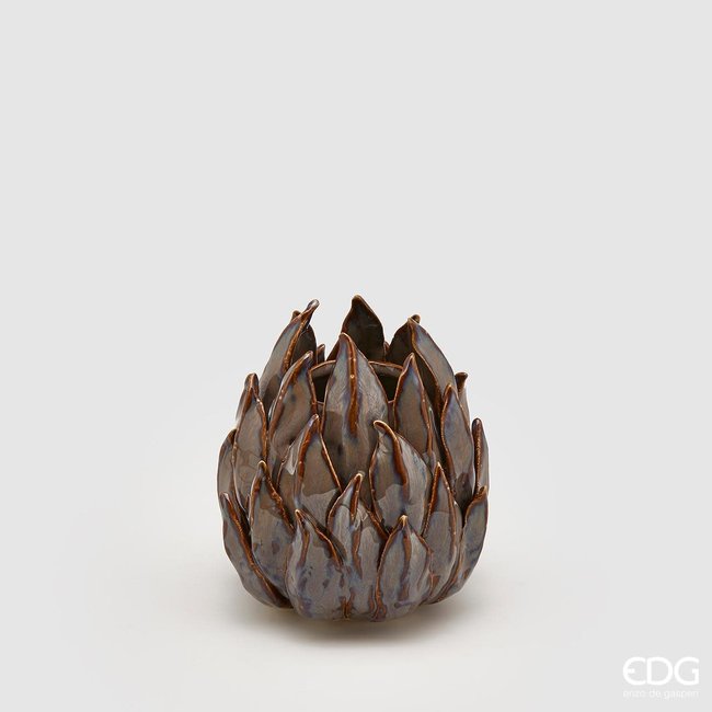 Enzo De Gaspari Vase Chakra Foglie H14 D12