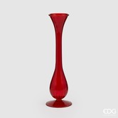 Vase Striped Red H35 D10
