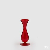 Vase Striped Red H22 D9