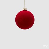 Christmas Ball D10 Red Velvet