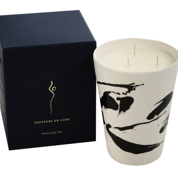 Senteurs de Lune Rose & Oud Scented Natural Art Candle