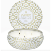 3 Wick Tin Candle Eucalyptus White Sage