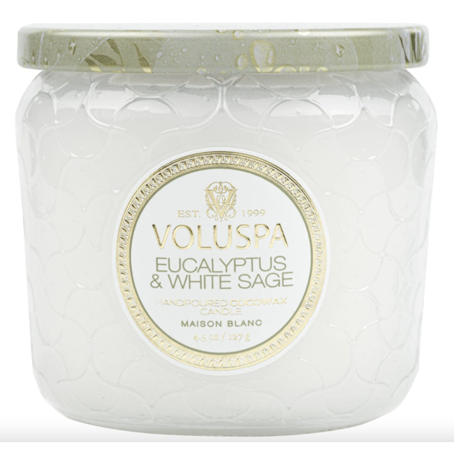 Petite Jar Candle Eucalyptus White Sage
