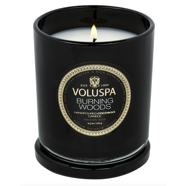 Classic Candle Burning Woods