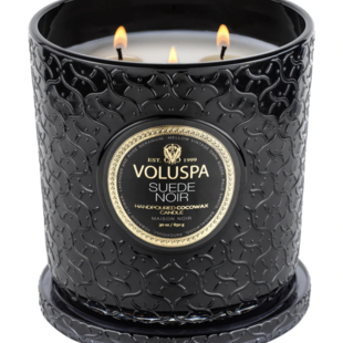 Luxe Jar Candle Suede Noir