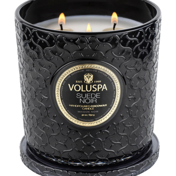 Suede Noir - Luxe Jar Candle