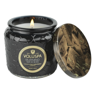 Petite Jar Candle Burning Woods