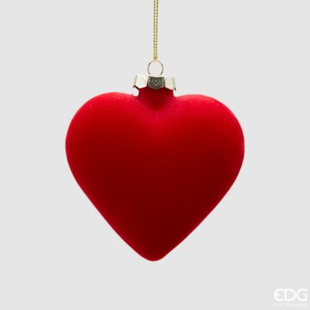 Dec. Cuore Velluto Red D10