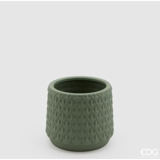 Enzo De Gaspari Vaso Squame Light Green H14 D15