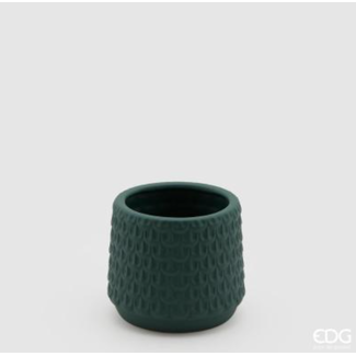 Enzo De Gaspari Vaso Squame Green H12 D13