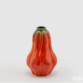 Enzo De Gaspari Vaso Chakra Zucca Orange H21 D13,5