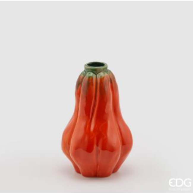Enzo De Gaspari Vaso Chakra Zucca Orange H21 D13,5