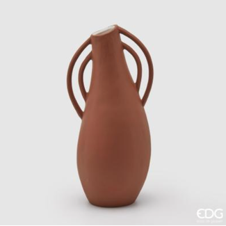Enzo De Gaspari Vaso Chakra Doppi-Man Rust H36 D15