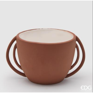 Enzo De Gaspari Vaso Chakra Doppi-Man Rust H16 D21,5