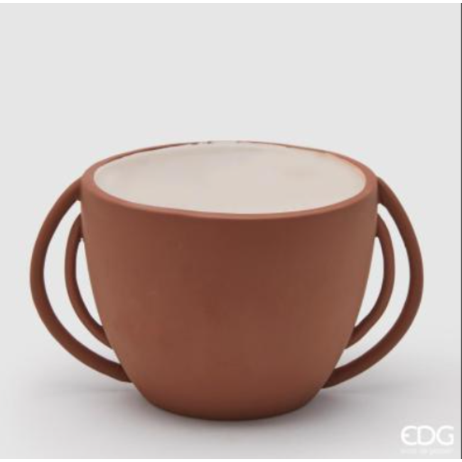 Enzo De Gaspari Vaso Chakra Doppi-Man Rust H16 D21,5