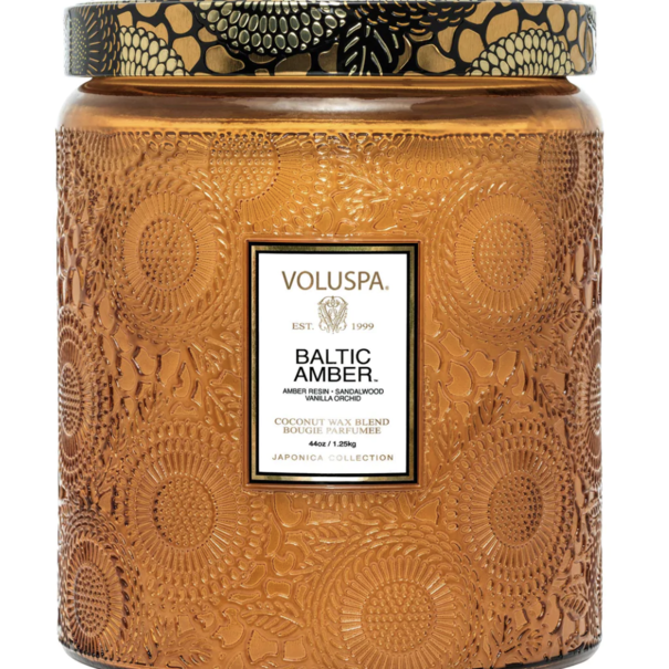Luxe Jar Candle Baltic Amber