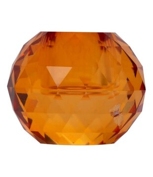 Crystal holder, amber, 6x6x4,5