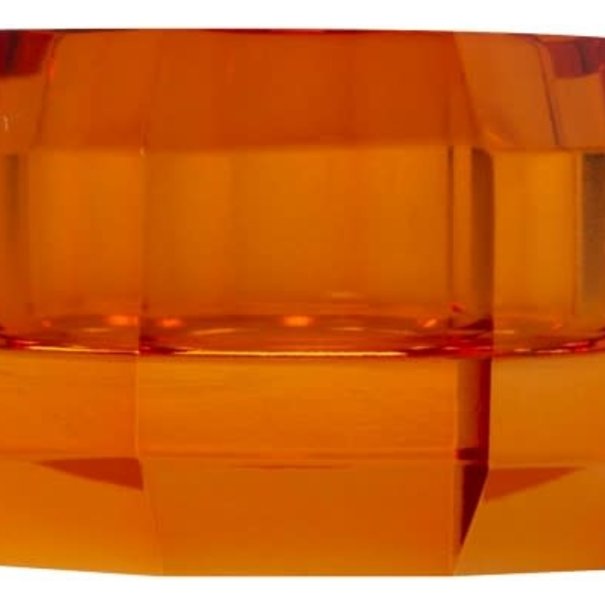 Crystal Crystal holder, amber, 4,5x4,5x3