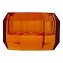 Crystal holder, amber, 4,5x4,5x3