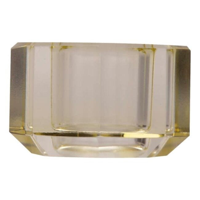 Crystal Crystal holder, butter, 4,5x4,5x3