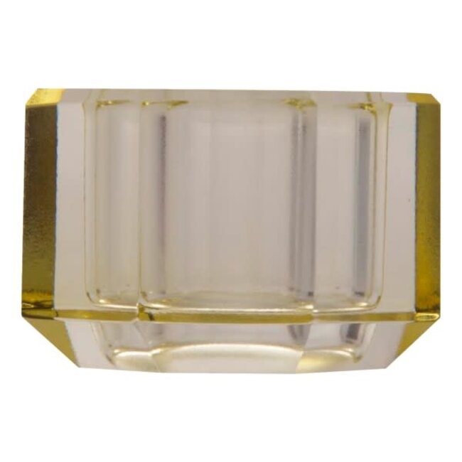 Crystal Crystal holder, butter, 4,5x4,5x3