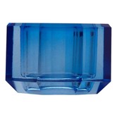 Crystal holder, cobolt, 4,5x4,5x3