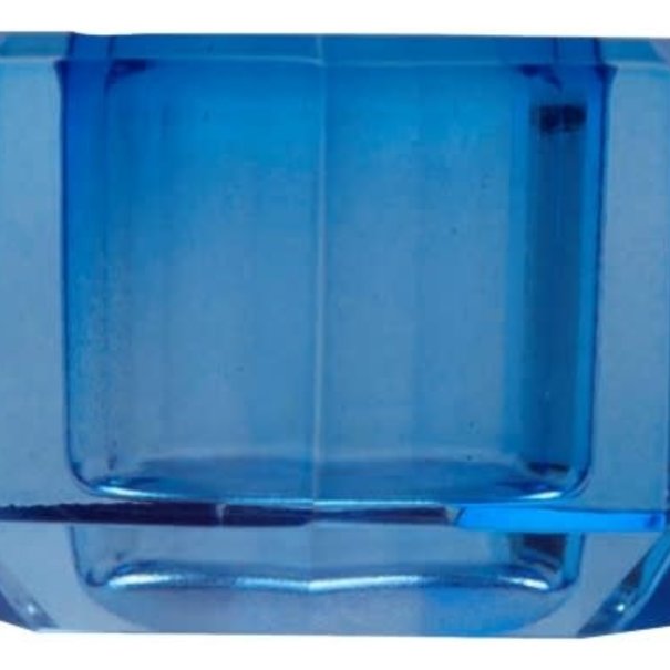 Crystal Crystal holder, cobalt, 4,5x4,5x3