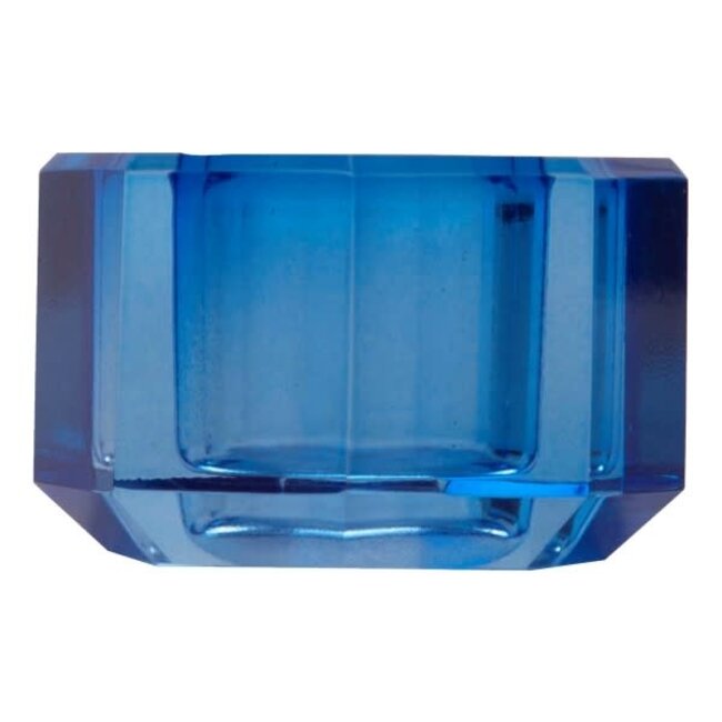 Crystal Crystal holder, cobalt, 4,5x4,5x3