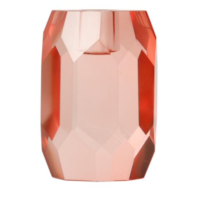 Crystal Crystal holder, amber, 12,5x5x7,5 cm