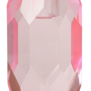 Crystal holder, baby pink, 10x5x7 cm