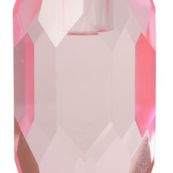 Crystal Crystal holder, baby pink, 10x5x7 cm