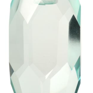 Crystal holder, light mint, 10x5x7 cm