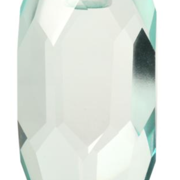 Crystal Crystal holder, light mint, 12,5x5x7,5 cm