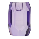 Crystal holder, violet, 10x5x7 cm