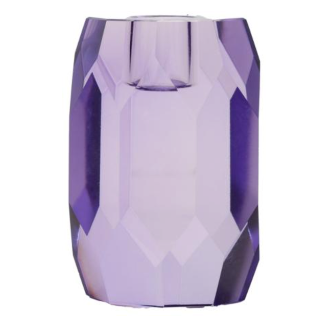 Crystal Crystal holder, violet, 10x5x7 cm
